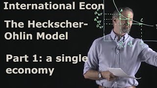 International Economics The HeckscherOhlin model of trade Part1  a single country [upl. by Lesser438]