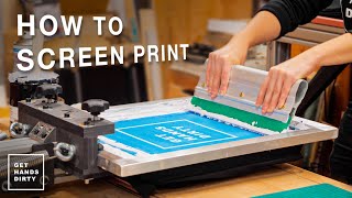 Print Your Own Posters TShirts and More  Screen Printing Basics [upl. by Lennon]