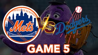 Mets Attempt To Stave Off Elimination  Game 5 Live Reaction [upl. by Bilak]