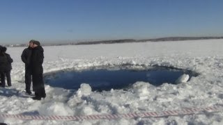 Russia cleans up after meteor strike [upl. by Lanoil]