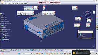 3DTESTREVIEWCADVERCITY PART A  Automobile and Product design Training Center catia ugnx [upl. by Gratianna]