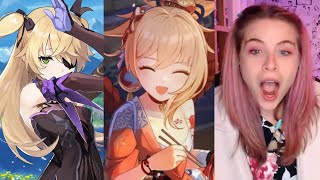 Yoimiya amp Fischl Character Trailer Reactions  Genshin Impact  First Impression  Animaechan [upl. by Corsetti]