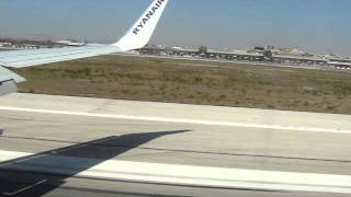 Landung  Landing Larnaca  Larnaka Zypern  Cyprus with Ryanair Aug 2012 [upl. by Gusty]