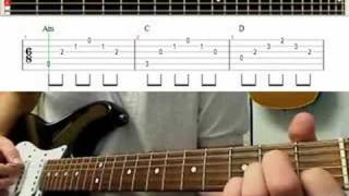 Guitar Lesson  House Of The Rising Sun Arpeggio Picking wwwguitarteachercom [upl. by Bartolome]