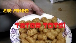 Air Fryer Tater Tots with Garlic Healthy [upl. by Idalla]