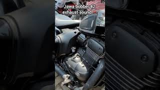 Jawa bobber 42 exhaust sound [upl. by Sallad77]