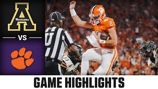 Appalachian State vs Clemson Game Highlights  2024 ACC Football [upl. by Seuguh]