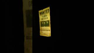 WANTED POSTER Fenrir Greyback Nocturn Alley Universal Orlando [upl. by Nedda]