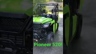 Brand new Honda Pioneer 520 in Krypton Green Review coming soon [upl. by Trebor]