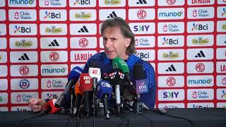 Conferencia de prensa Ricardo Gareca previo al partido ante Colombia [upl. by Enaud]