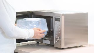 How to use the Philips AVENT Microwave Steam Steriliser Review [upl. by Stuppy]