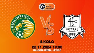 8kolo NFE Futsal Team LEVICE  4FSC FTVŠ UK Prírodovedec BRATISLAVA [upl. by Basia]