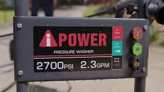 AiPower 2700 PSI Pressure Washer [upl. by Norean29]