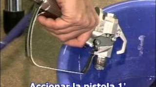 Cebado de equipo Airless Electrico [upl. by Eisele]