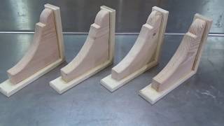 DIY Corbels  Farmhouse Shelf Corbels [upl. by Bruns726]