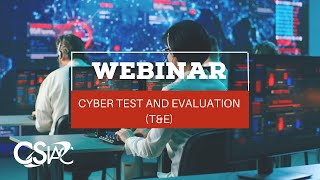 Cyber Test and Evaluation TampE [upl. by Terrell]