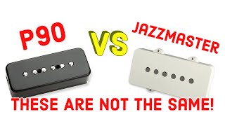 P90 Vs Jazzmaster pickups  What is the Difference [upl. by Lindberg]