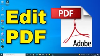 How to Edit PDF File in Laptop [upl. by Otokam]