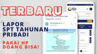 Cara Cepat Lapor SPT Tahunan Pribadi Online 2023 [upl. by Lajet542]