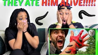 EATEN ALIVE by LEECHES by Brave Wilderness REACTION [upl. by Zasuwa220]