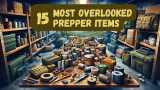 15 Most Overlooked Prepper Items Are You Prepared shtf [upl. by Nolubez]