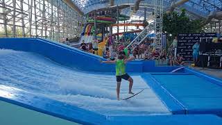 Nate Newman  Pro Standup Flowboard at Epic Waters Waterpark Flowapalooza 2024 FlowRider Event [upl. by Groscr109]