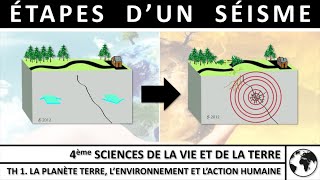 Les étapes d’un séisme – Capsule 4ème SVT [upl. by Rahm795]