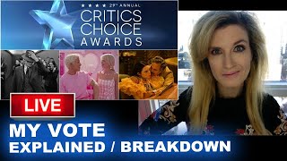 Awards 2024  My Critics Choice Ballot EXPLAINED  BREAKDOWN  Film amp TV [upl. by Seel262]