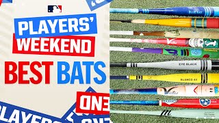 The COOLEST bats and the BIGGEST homers of MLB Players Weekend Who had the best bat [upl. by Platt]