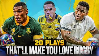 Brutal Skilful amp Insane Rugby Plays  Top 20 Greatest Rugby Moments [upl. by Christel]