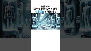 亡くなった人間を未来で復活させる！？ ライフハック トリビア あるある 雑学 豆知識 shorts クライオニクス [upl. by Frances]