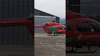 Welsh air ambulance GWENU at welshpool airport on the 03112024 [upl. by Aisset]