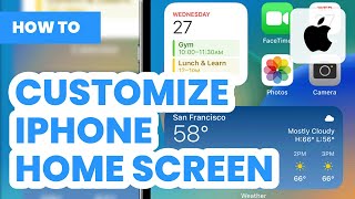 How to Customize iPhone Home Screen 2024  Easy Guide 2 ways [upl. by Ailegnave567]