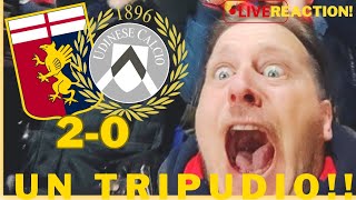 GENOAUDINESE 20‼️ RETEGUI ROVESCIATA🔥TRIPUDIO AL FERRARIS‼️genoa seriea genoaudinese [upl. by Krid344]