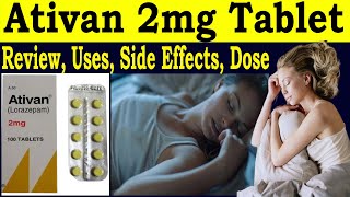 Ativan 2mg Tablet Review  Lorazepam tablets ip 2mg in hindi  uses Side Effects Dose warning [upl. by Ripp]