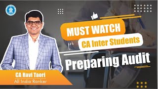 4 Important Things to Score Exemption in CA Inter Audit  CA Ravi Taori  Vsmart Academy [upl. by Asi]