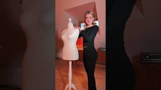 Part 1 von how to diy maßgeschneiderte Schneiderpuppe✨ nähen sewing outfit lifehacks selfmade [upl. by Alliuqaj]