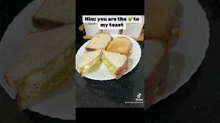 Egg Avocado Toast an Anytime type of mealeggavoToastbrunchrecipe easymeal [upl. by Maroj974]