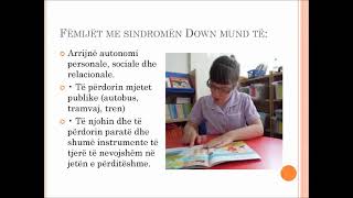 Sindroma Down nga psikologia e shkolles Genta Gjokazaj [upl. by Petula]