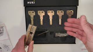 NUKI UNIVERSAL CYLINDER  HOW TO INSTALL [upl. by Niad]