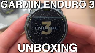 Garmin Enduro 3 Unboxing und Lieferumfang [upl. by Garris]