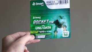 HOW TO USE SMART ROCKET SIM UNLI DATA [upl. by Nomis]