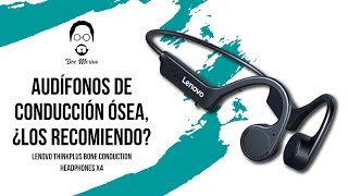 Audífonos de conducción ósea ¿los recomiendo Lenovo thinkplus bone conduction headphones x4 [upl. by Sutelc]