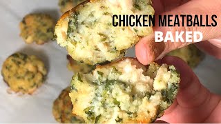 Chicken Meatballs Baked [upl. by Lecia587]