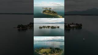 The beautiful Chiemsee Lake in Bavaria Germany 🌊🇩🇪 chiemsee lake babaria germany drone [upl. by Lauter609]