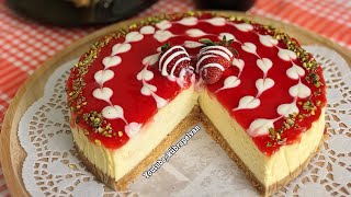 CHEESECAKE ORMAN MEYVELİ MUHTEŞEM BÖYLESİ GÖRÜLMEDİ yemek ve tatlı tarifleri [upl. by Uyr409]