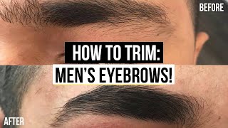 MENS EYEBROW GROOMING TUTORIAL EASY GROOMING ROUTINE  JAIRWOO [upl. by Altman]