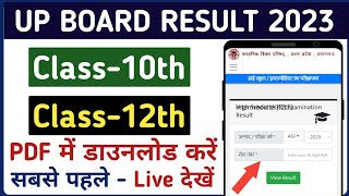 UP Board Result PDF me kaise Download Kare  How to download UP Board Result in PDF  UP Board [upl. by Nizam842]