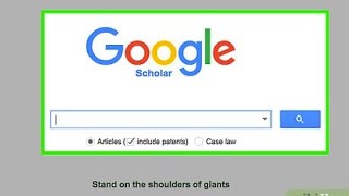 Learn about Google Scholar and important tool [upl. by Ahsinrat]