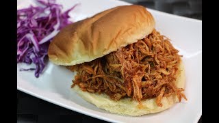 Pulled Chicken Recipe  How to Make Slow Cooker Pulled Chicken [upl. by Castra]